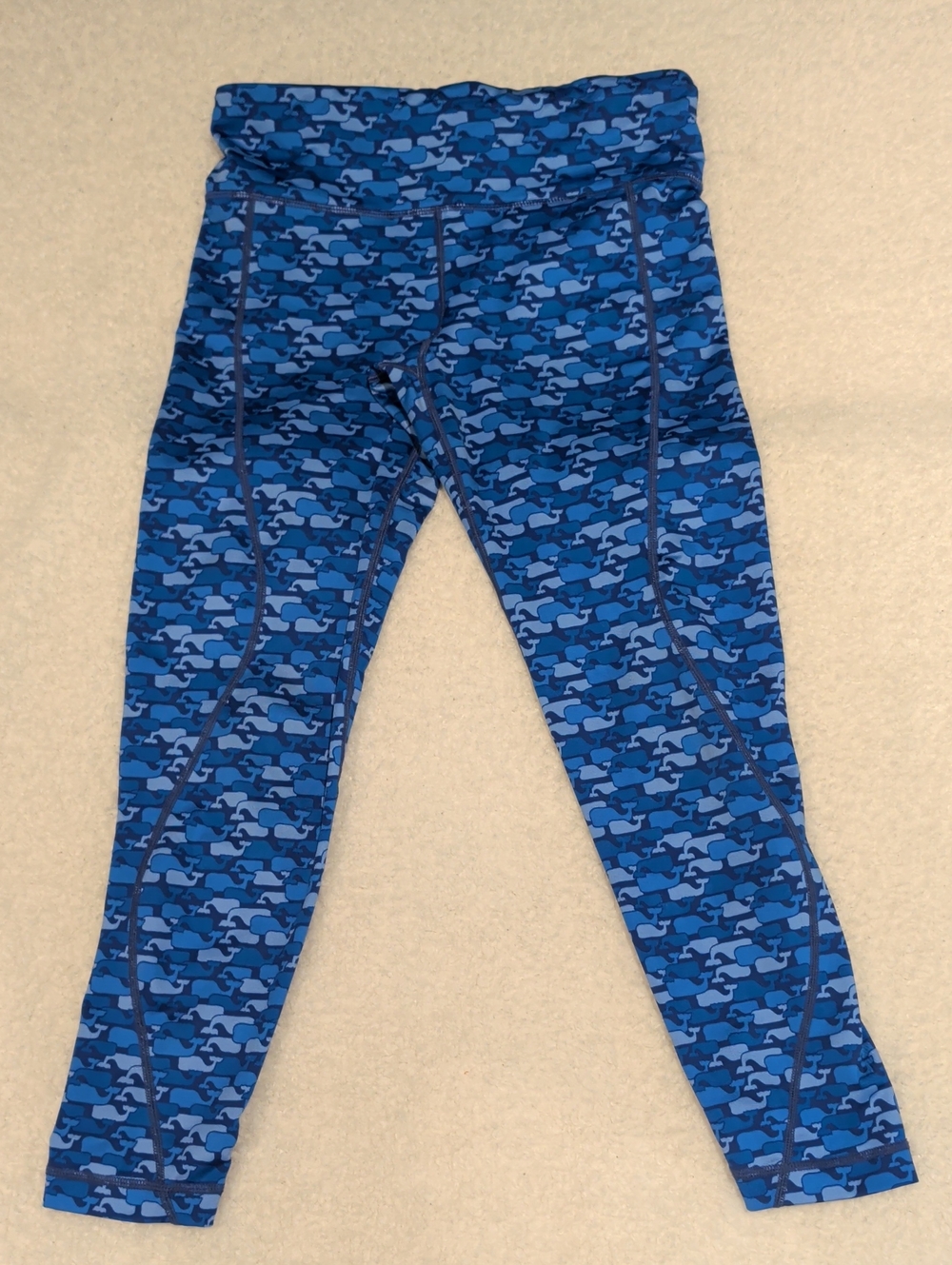 Vineyard Vines Blue Whale Leggings Extra Small.